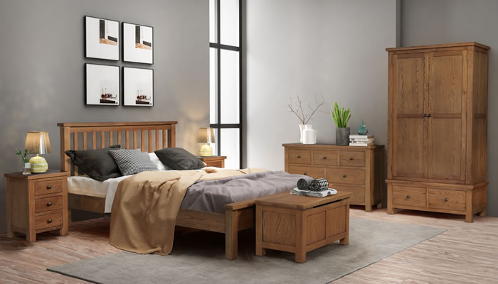 Signature Collection Dorridge Rustic Oak Bedroom Range
